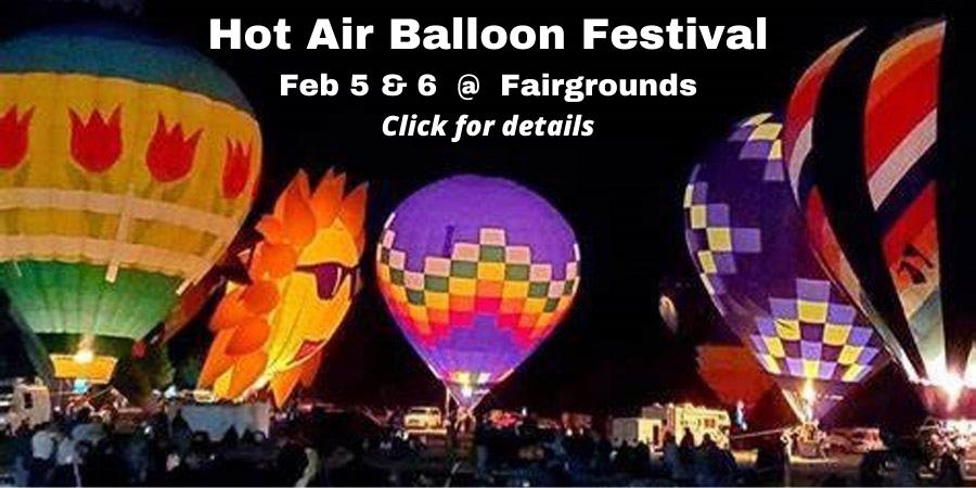 Hot Air Balloon Festival in Vero Beach on Feb 5 & 6, 2022 at Indian River Fairgrounds